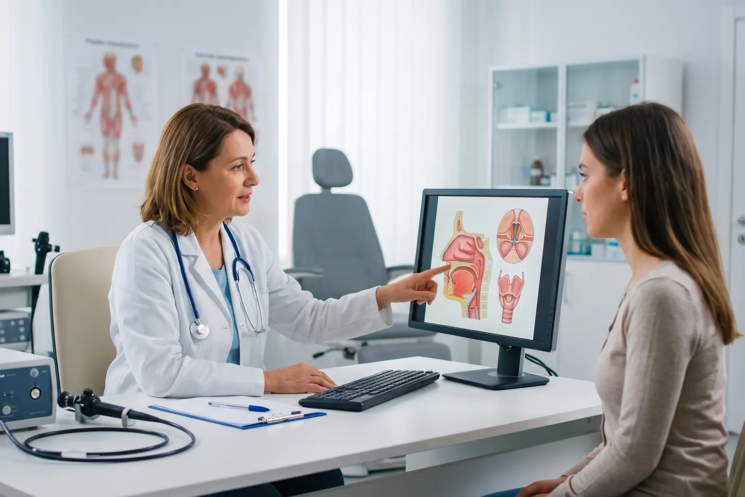 Endoscopia nasale/laringoscopia. Cos’è, a cosa serve. Endoscopia nasale/laringoscopia: Vantaggi e Controindicazioni. Prenotazioni online presso il poliambulatorio di Busto Arsizio