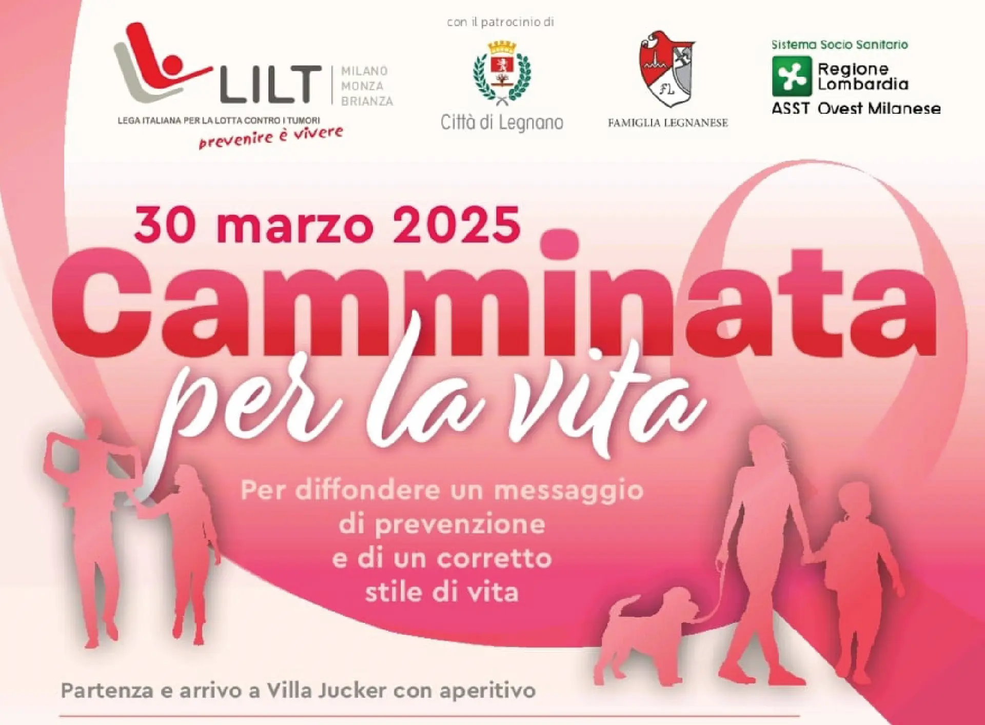 MedicFisio Center è orgoglioso di essere sponsor ufficiale della “Camminata per la Vita”, da LILT a Legnano. Per dimostrare il nostro impegno concreto nella promozione della salute, siamo felici di offrire visite, esami e trattamenti di qualità a un costo contenuto. Questa iniziativa è pensata per rendere la prevenzione accessibile a tutti, permettendo di monitorare efficacemente il vostro benessere.