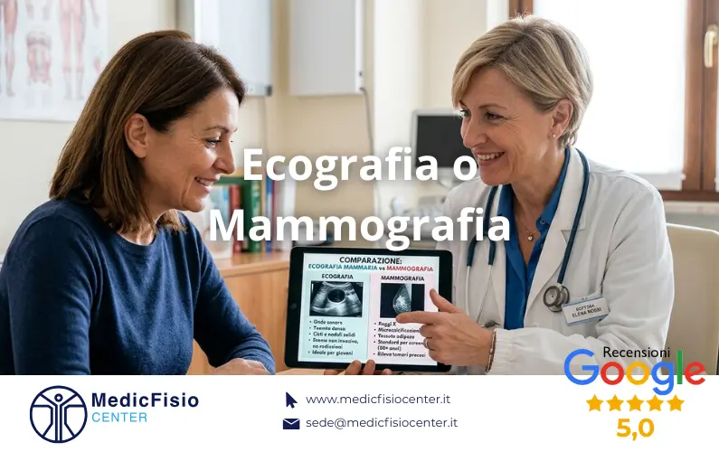 Mammografia vs Ecografia mammaria: differenze e quando farle